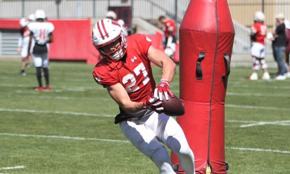 Wisconsin Badgers wide receiver Haakon Anderson
