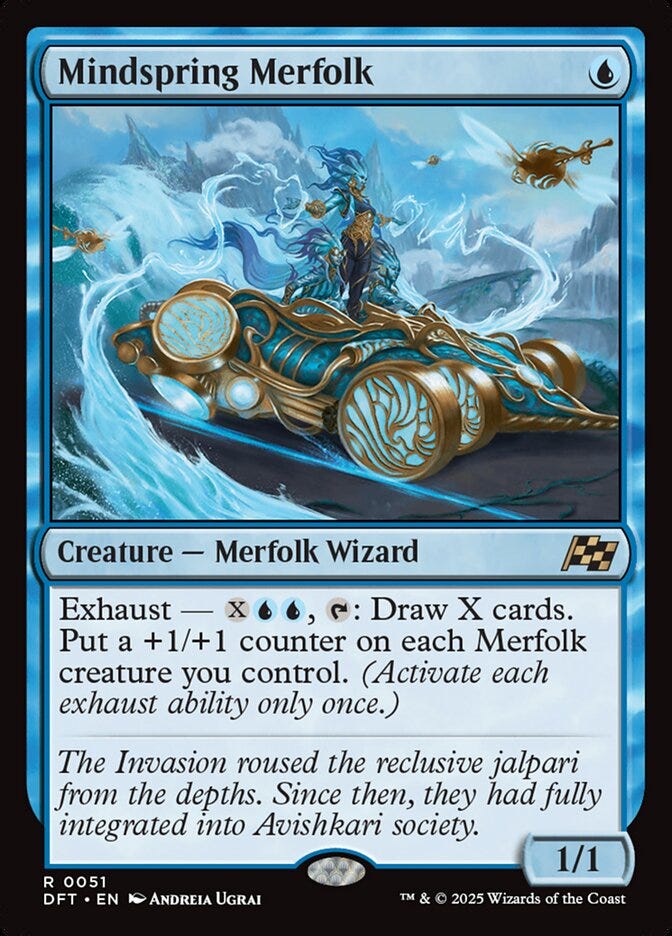 Mindspring Merfolk (Aetherdrift #51)