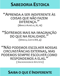 Pensamento #67: Saiba o que é indiferente - O Estoico