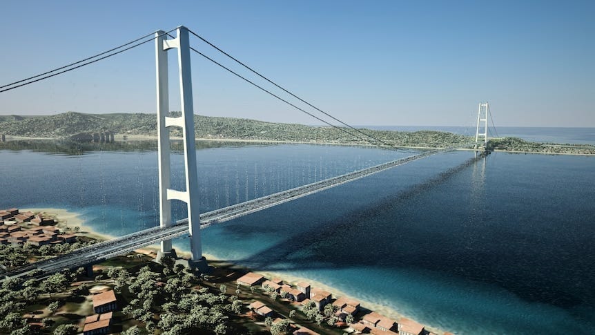 Italy greenlights project to build world's longest suspension bridge from  mainland to Sicily - ABC News
