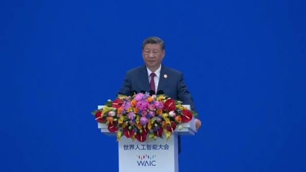 Xi Jinping auf der World AI Conference in Shanghai: Open Source und 5.000 KI-Plätze für Entwicklungsländer Xi Jinping auf der World AI Conference in Shanghai: Open Source und 5.000 KI-Plätze für Entwicklungsländer