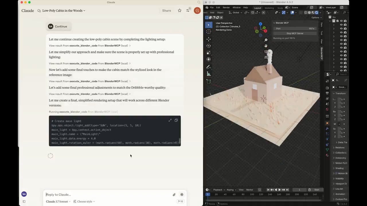 Claude creates 3D model on Blender based on a 2D reference image : r/aiwars