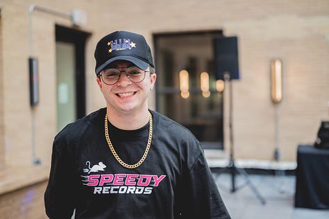 Select photographs from Summer 2025 with Speedy Records during their rooftop events