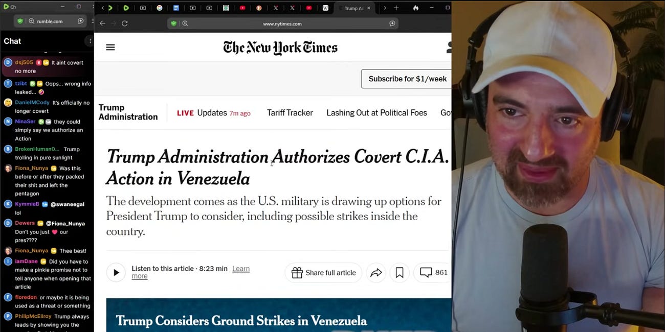 Mike Benz: Going Going, Back Back, To Venezuela Venezuela (Part 1)