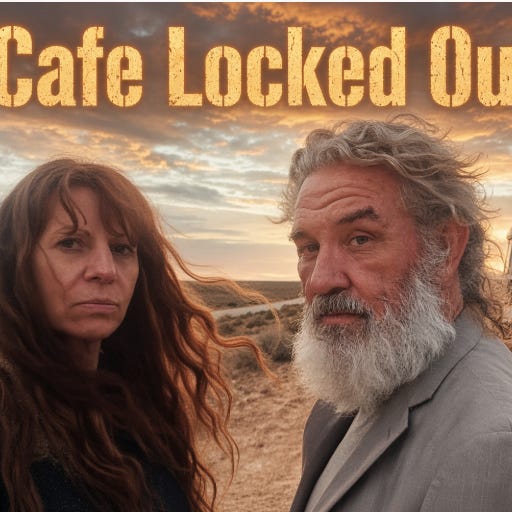 Cafe Locked Out  logo