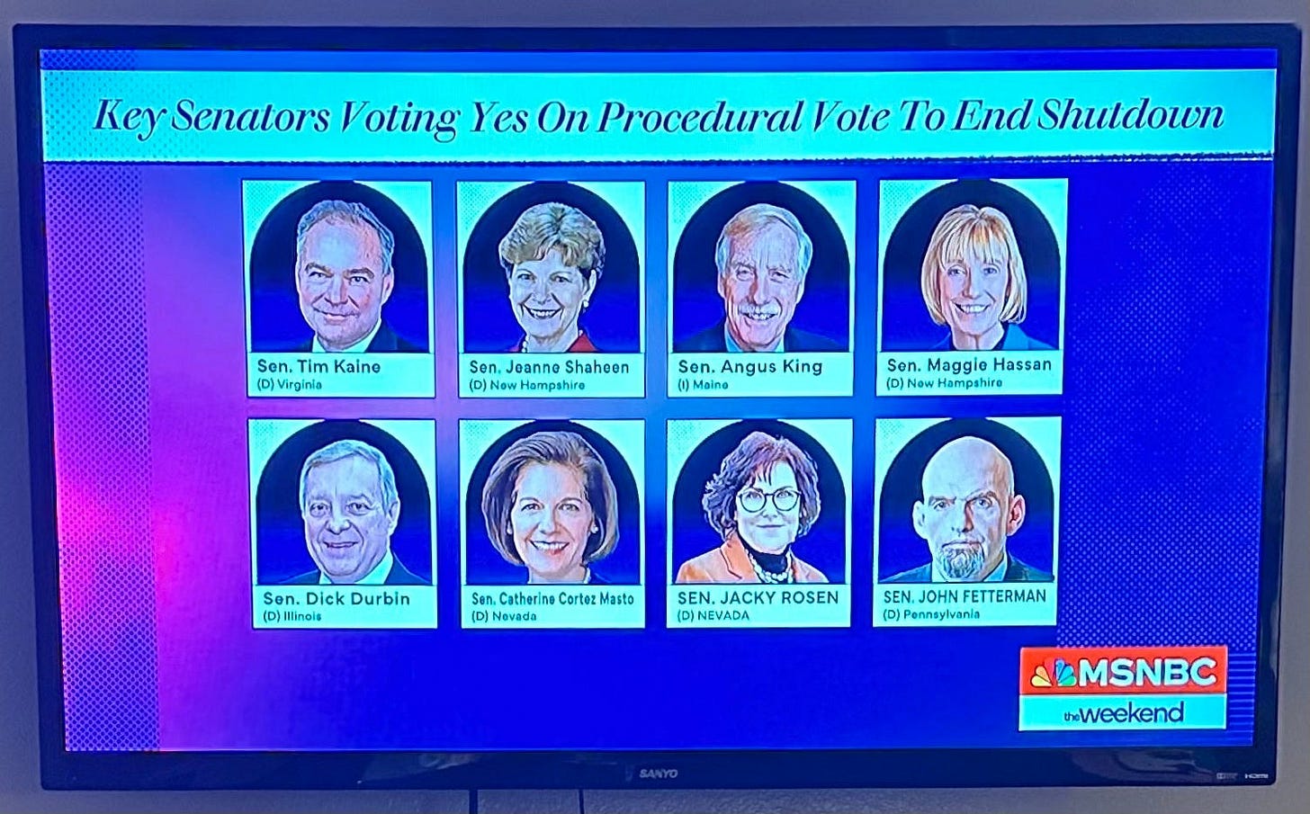 Screenshot from MSNBC