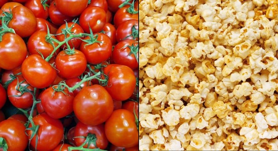 Cientistas criam tomates com cheiro de 'pipoca com manteiga'