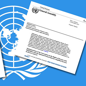 UN General Assembly Says 'Sexual Orientation & Gender Identity' (SOGI) Is NOT A 'Disability'