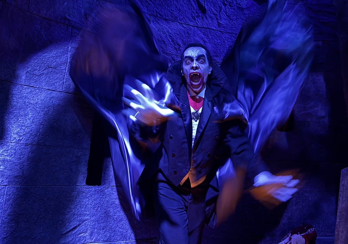 Dracula at Universal Horror Unleashed Las Vegas