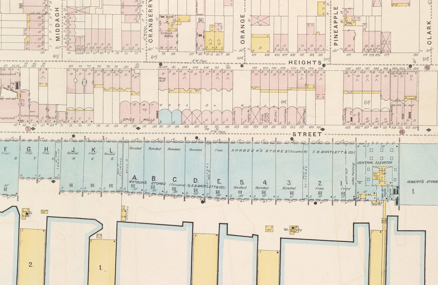 map of the waterfront map of the waterfront