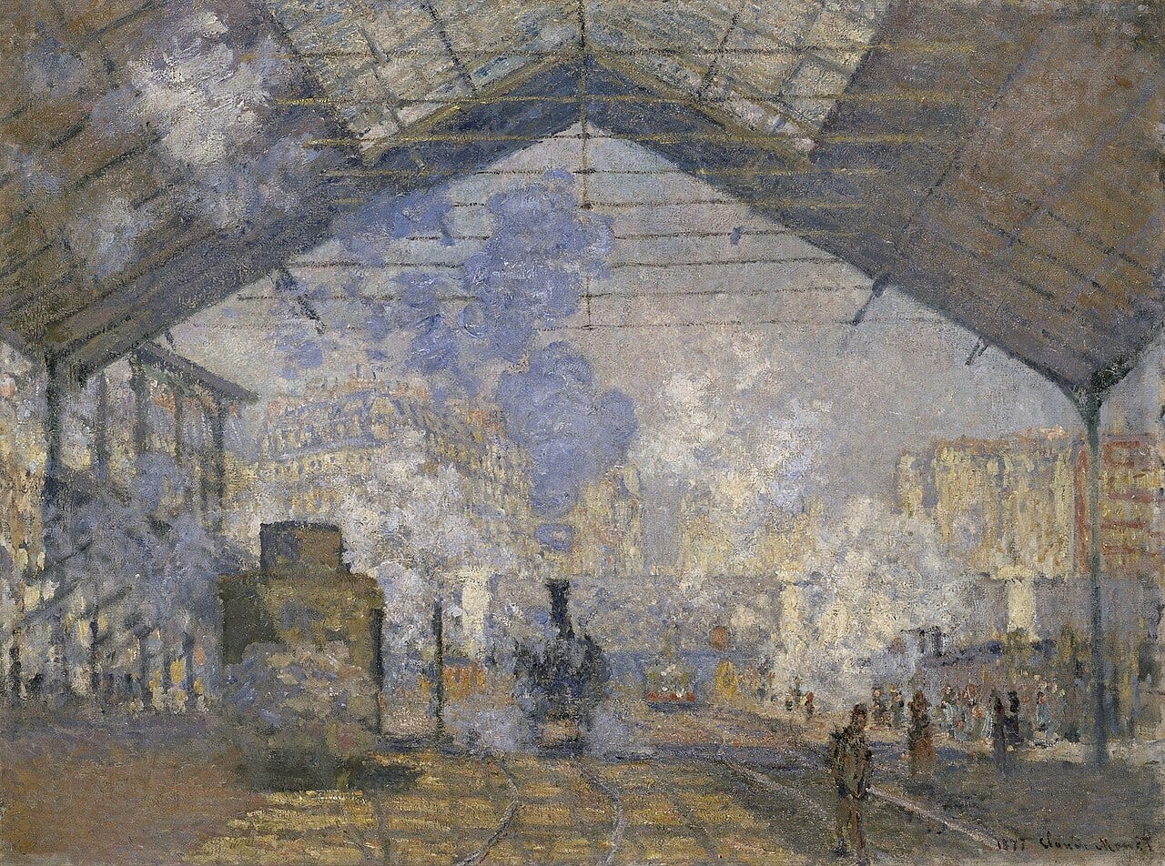 Claude Monet, The Gare Saint Lazare, 1877 Claude Monet, The Gare Saint Lazare, 1877