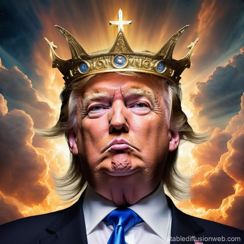 Trump as God Almighty | Stable Diffusion Online