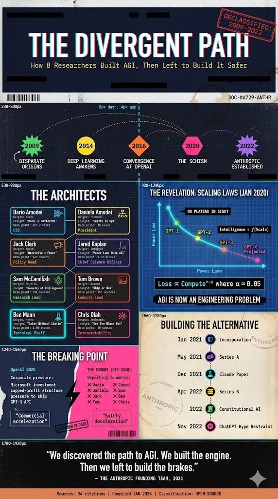 The Divergent Path: A Comprehensive History of the Anthropic Founding Team (2009–2022)
