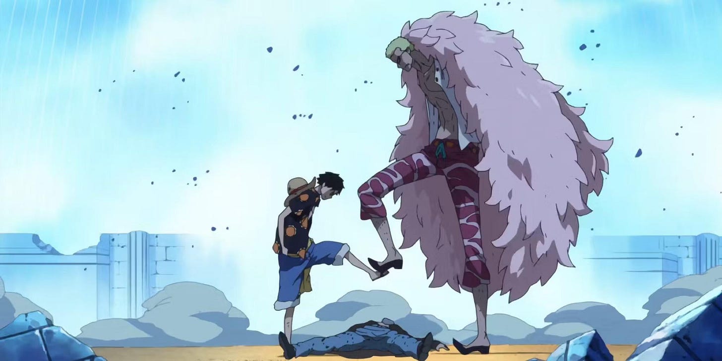 Why did Doflamingo ask Luffy and way this question before they began the battle? : r/OnePiece Why did Doflamingo ask Luffy and way this question before they began the battle? : r/OnePiece