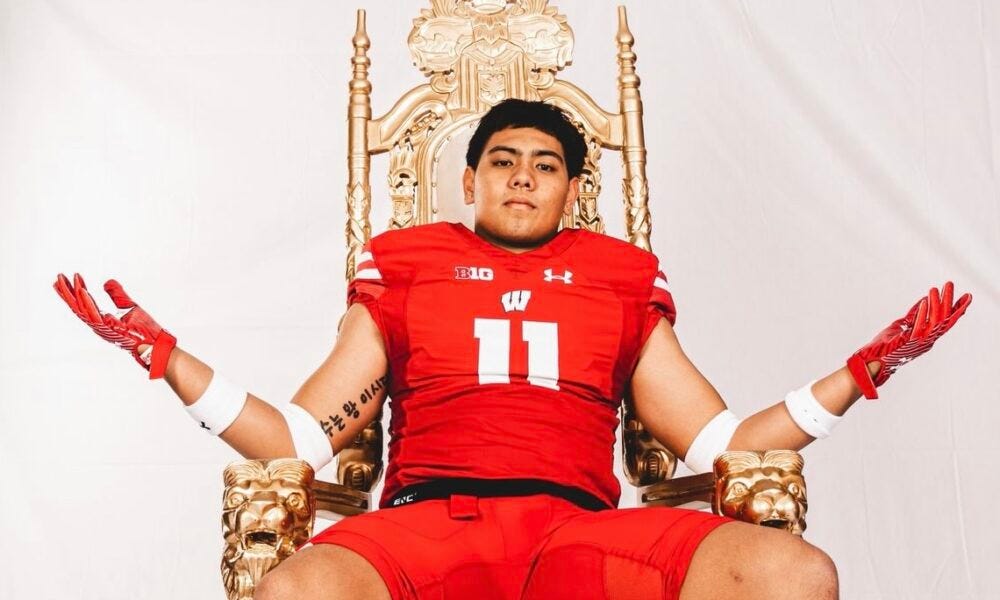 Wisconsin football commit Anelu Lafaele