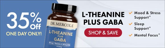 Get 35% Off on L-Theanine plus GABA