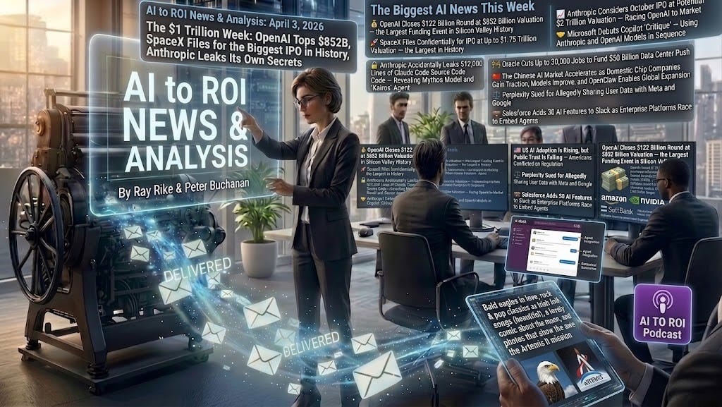 AI to ROI News & Analysis: April 3, 2026