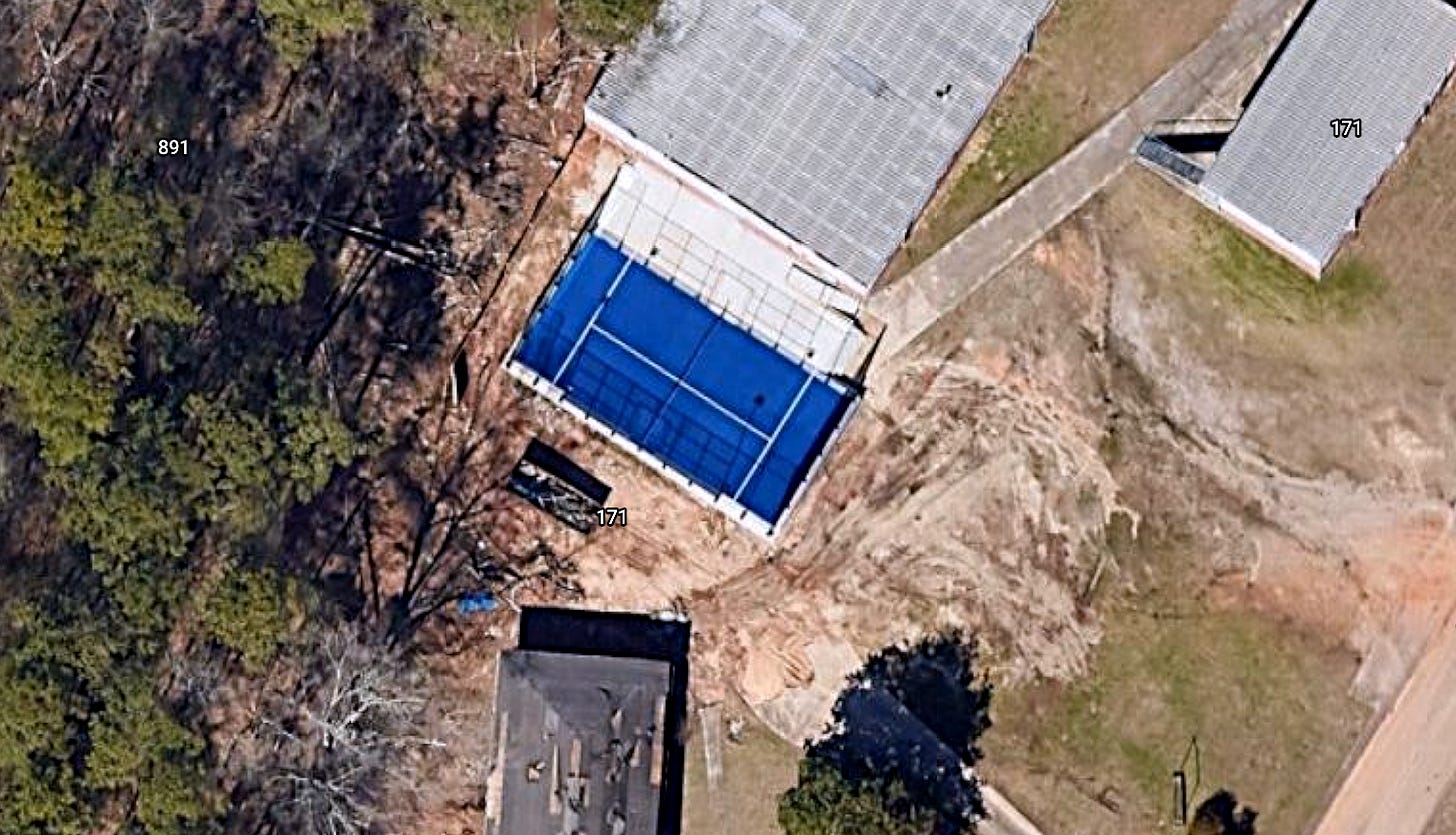 Padel court at Columbia Racquet Club in Columbia, SC Padel court at Columbia Racquet Club in Columbia, SC
