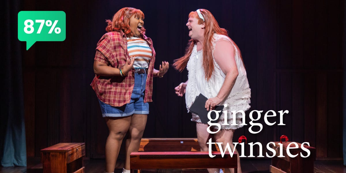 Aneesa Folds as Hallie Parker and Russell Daniels as Annie James in Ginger Twinsies.