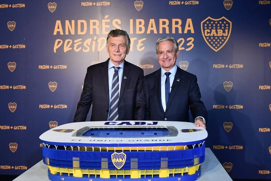 Macri, del respaldo a la candidatura de Ibarra y la nueva Bombonera a las  críticas para Riquelme - LA NACION