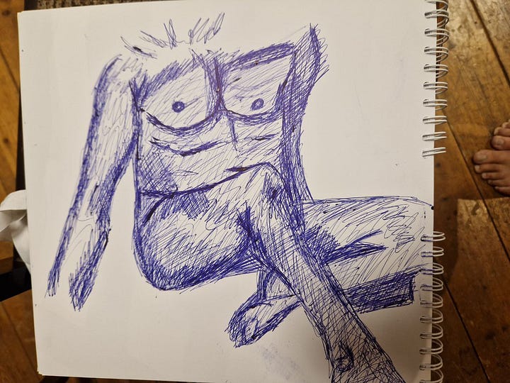 life model sketches of female nude