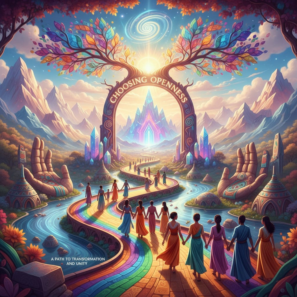 Opening Paths Choosing Openness: A Path to Transformation and Unity