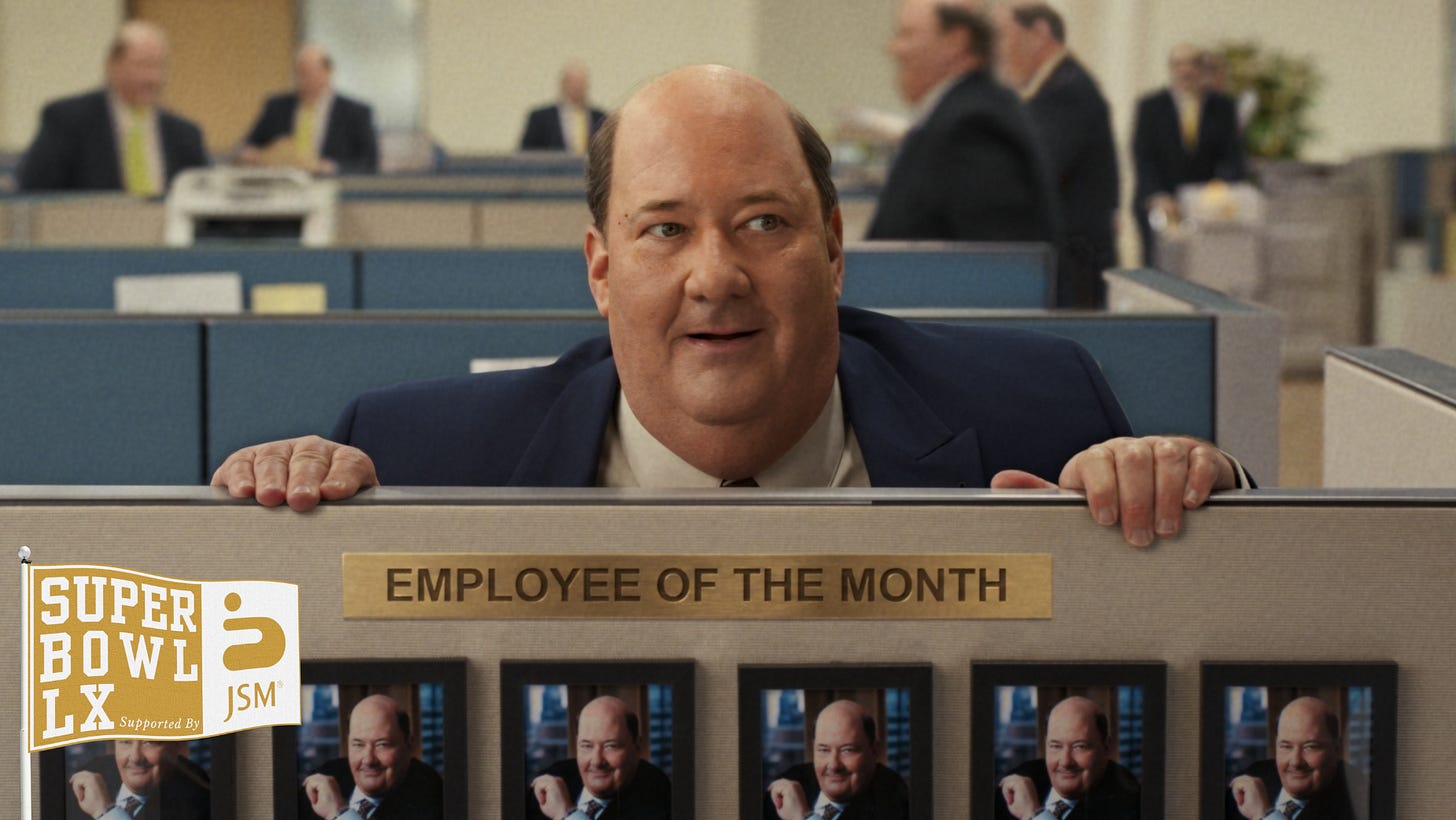 Brian Baumgartner Returns as 'World's Most Famous Accountant' in Ramp's  2026 Super Bowl Ad | LBBOnline