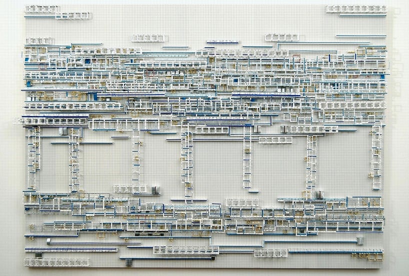 katsumi hayakawa: architectural paper sculptures
