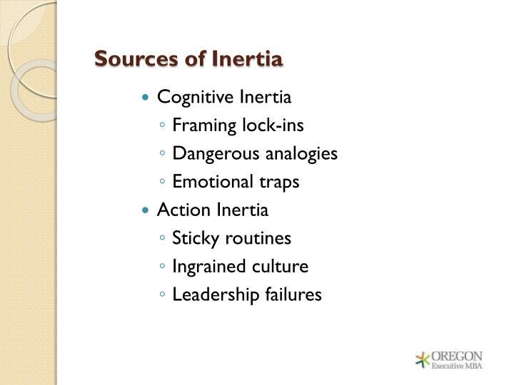 sources of inertia