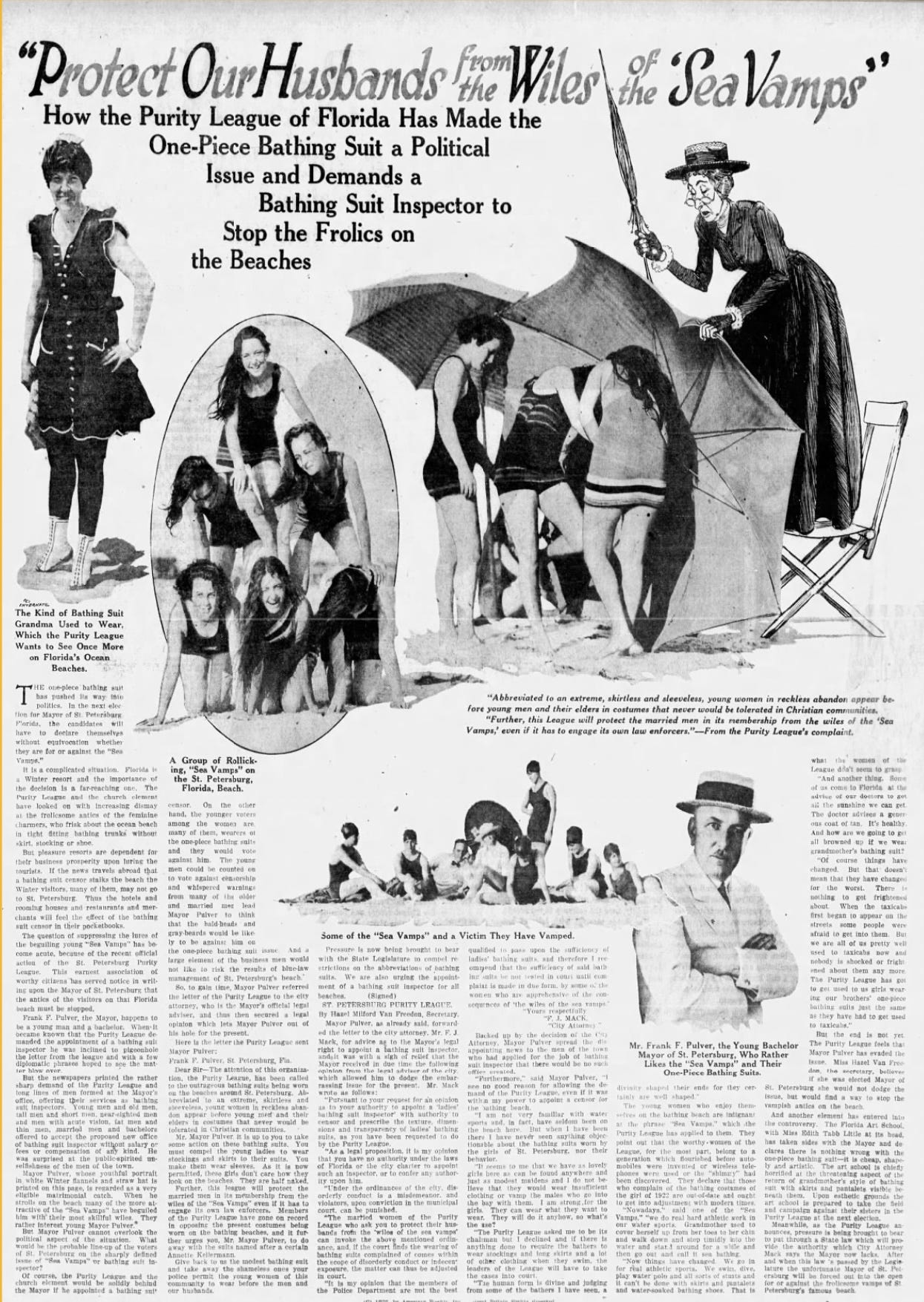 B&w newspaper clipping