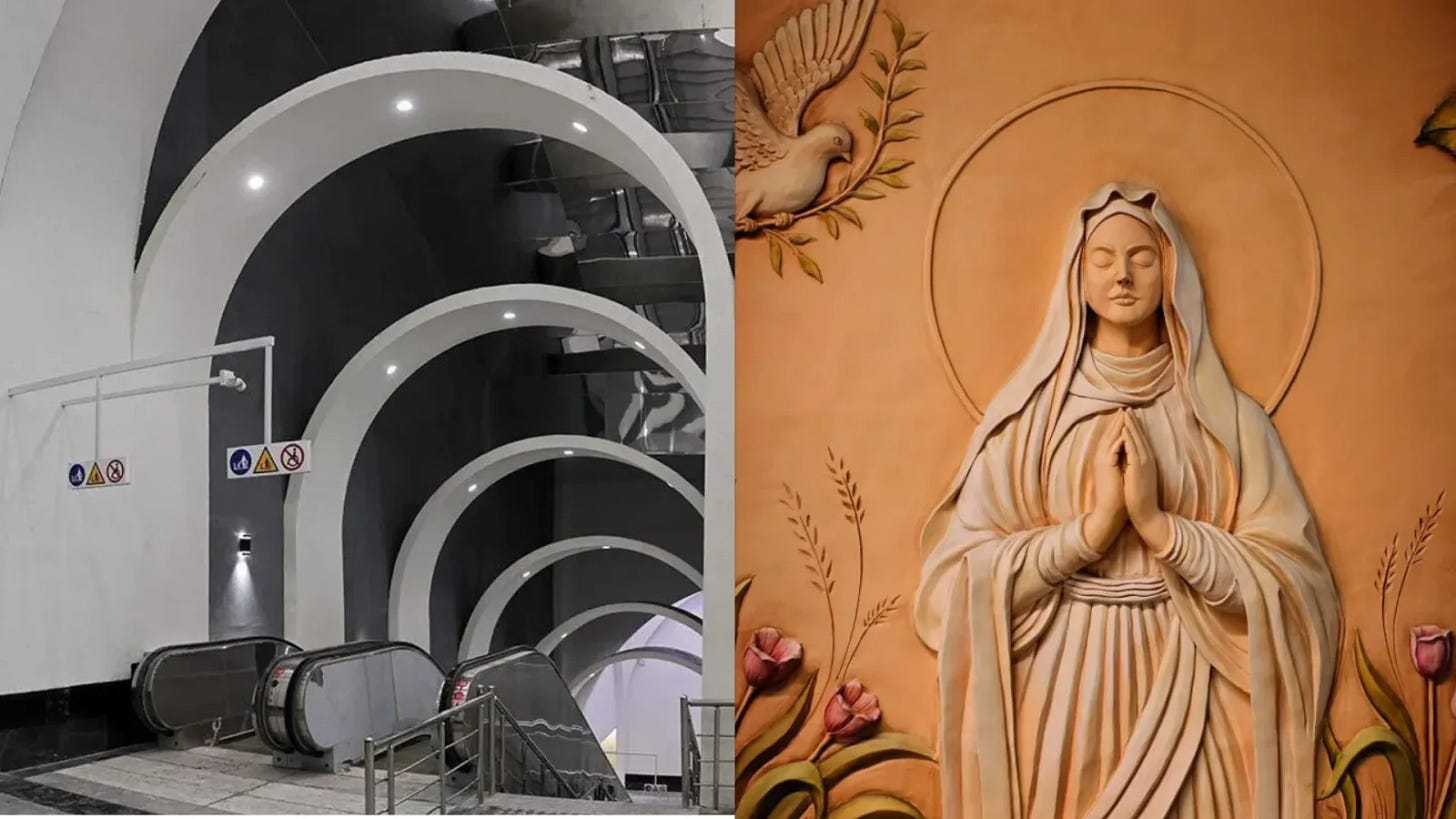 Tehran Opens New “Holy Virgin Mary” Metro Station Tehran Opens New “Holy Virgin Mary” Metro Station
