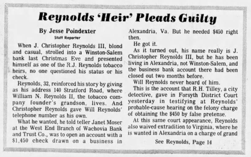 J. Christopher Reynolds III