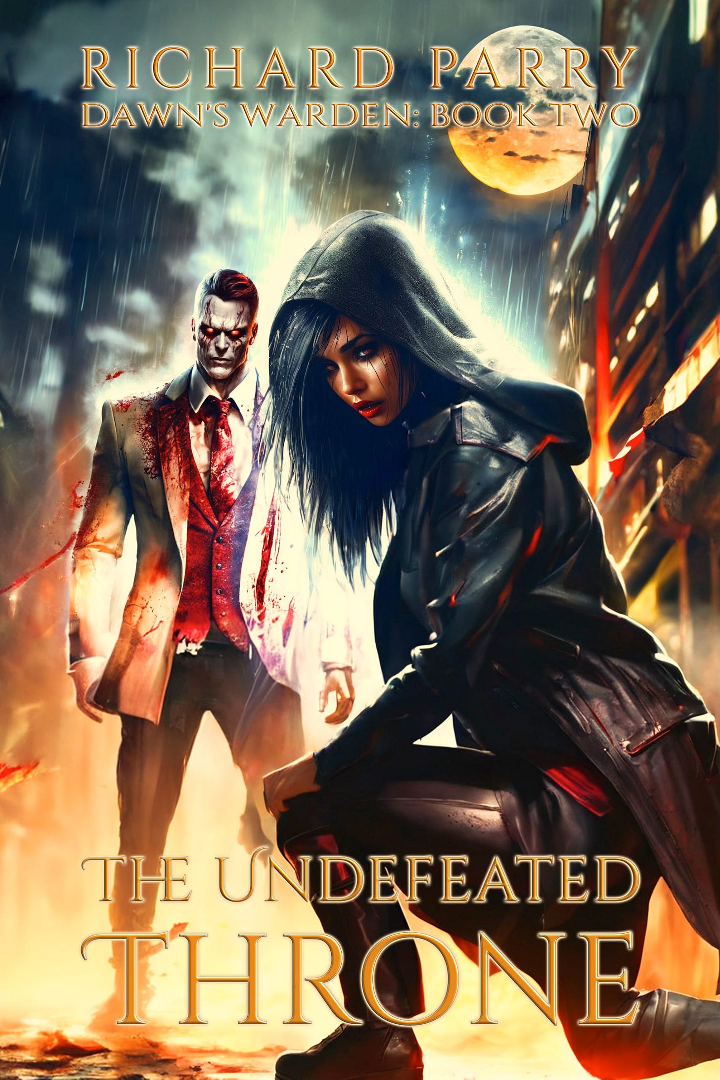 The Undefeated Throne book cover.