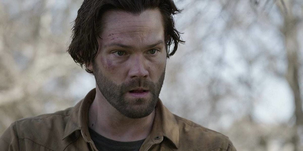 Jared Padalecki beaten up and bruised on Walker set.