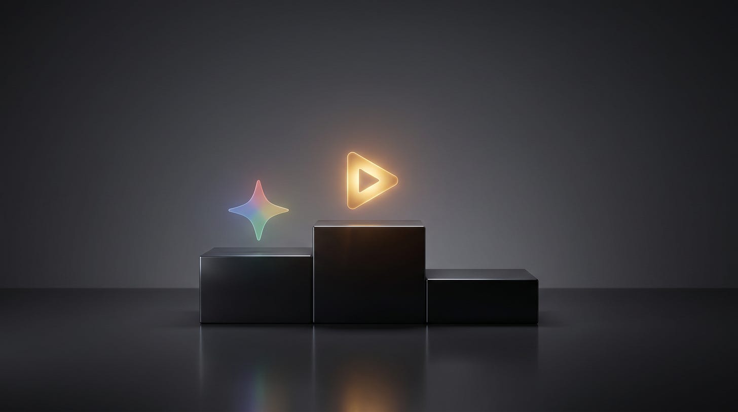 In video staat Google niet bovenaan