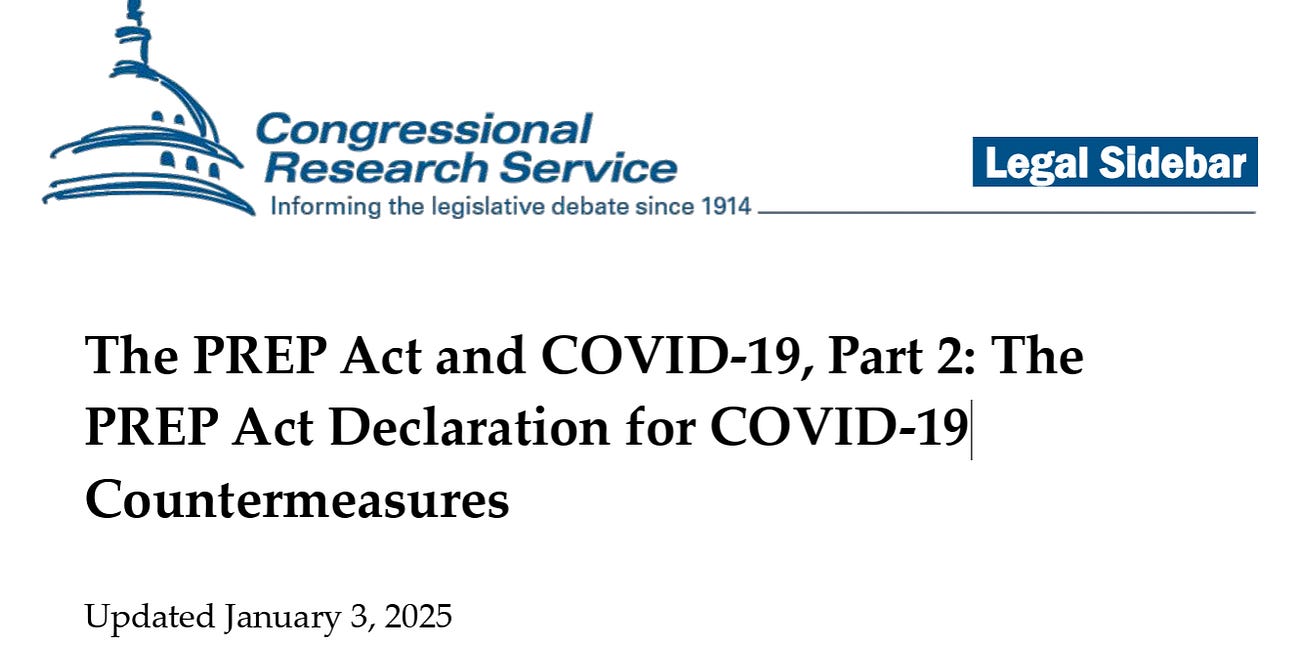 The PREP Act: Unchecked Power, Zero Accountability, and a Path Forward