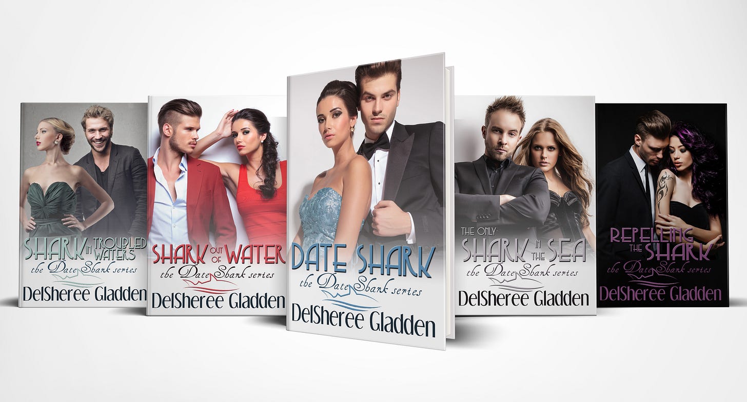 current covers for the Date Shark series that will soon be replaced as I republish the series