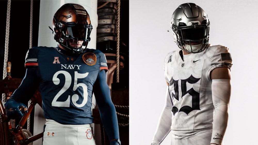 Army Black Knights, Navy Midshipmen Unveil Alternate Uniforms For 2025 Army- Navy Game – SportsLogos.Net News