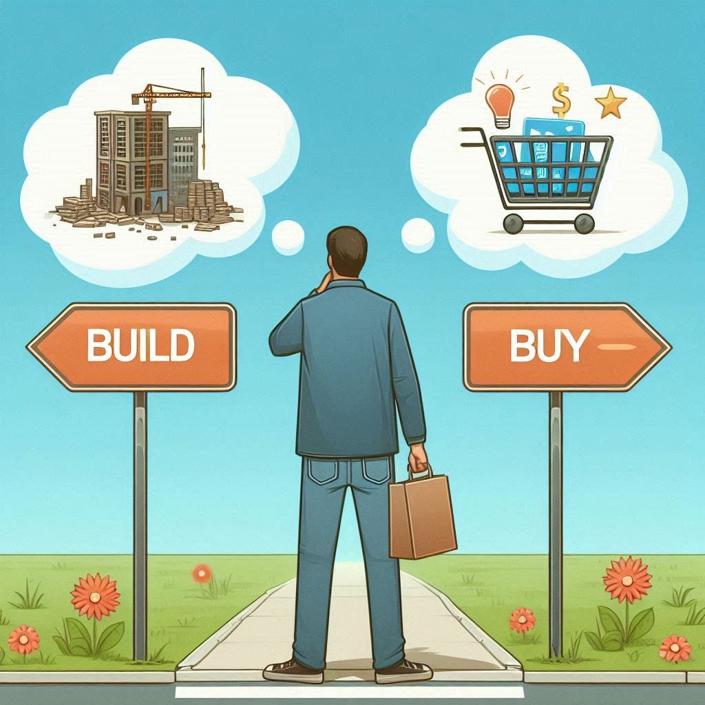 build vs buy in software