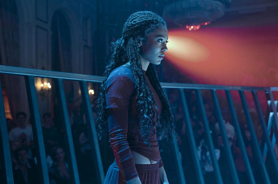 Jaz Sinclair as Marie Moreau / Amazon Prime Video Jaz Sinclair as Marie Moreau / Amazon Prime Video