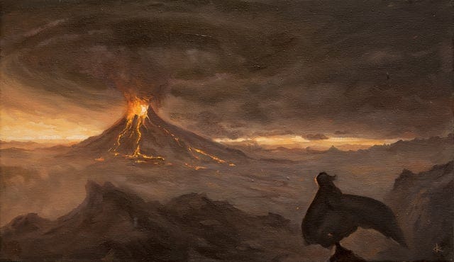 r/lotr - Oil painting on canvas (18x11 in)