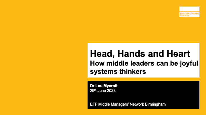 An ETF powerpoint slide with the title, subtitle and date (all as above)