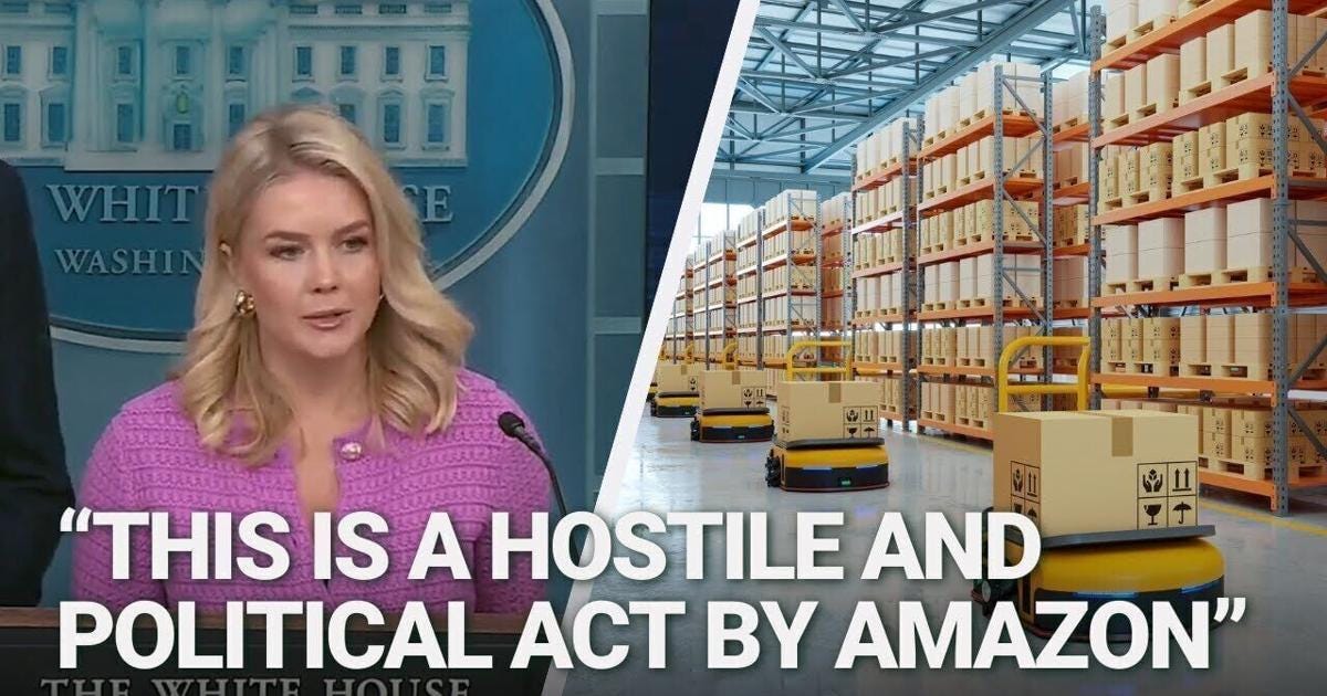 FNF: Press Sec. Leavitt: “This Is a Hostile and Political Act by Amazon”