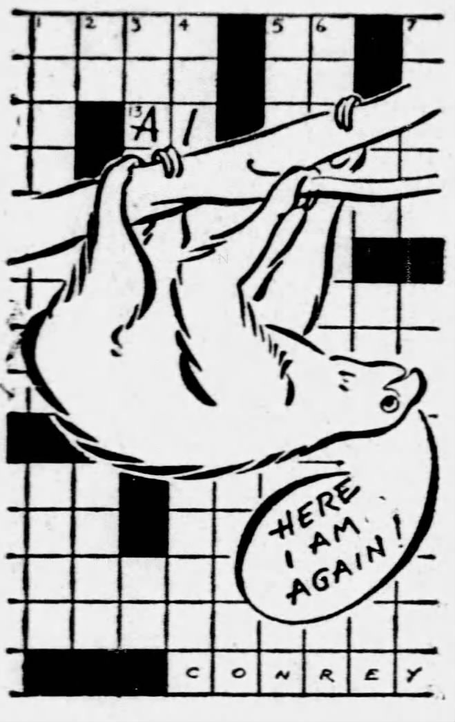 tobacco component crossword 1943: The Year in Crosswords (1 of 2)