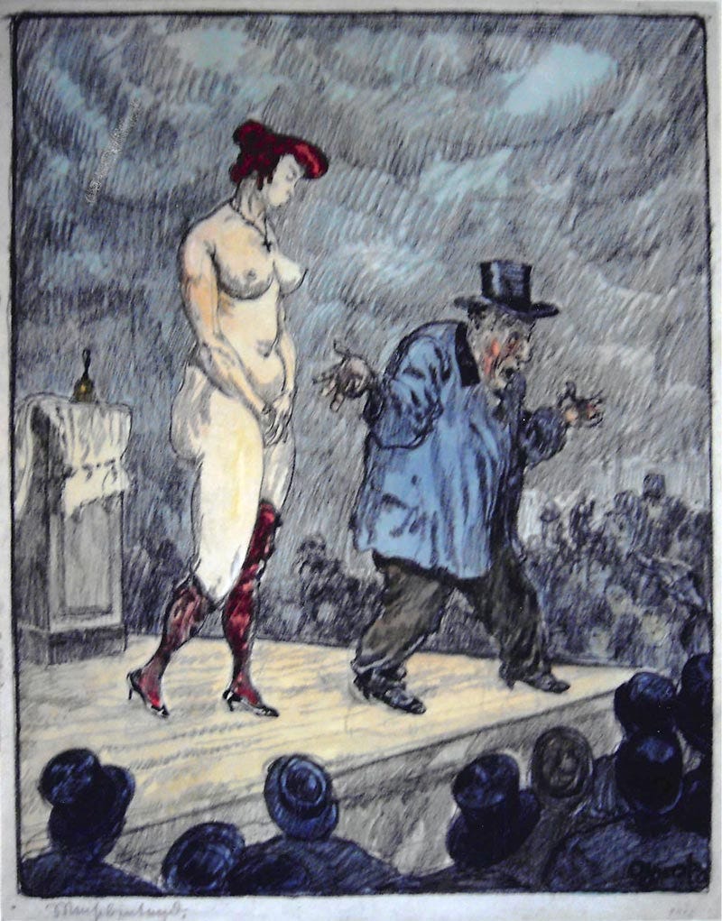 George Grosz, Meistbietend, 1912 | Peyer Gallery