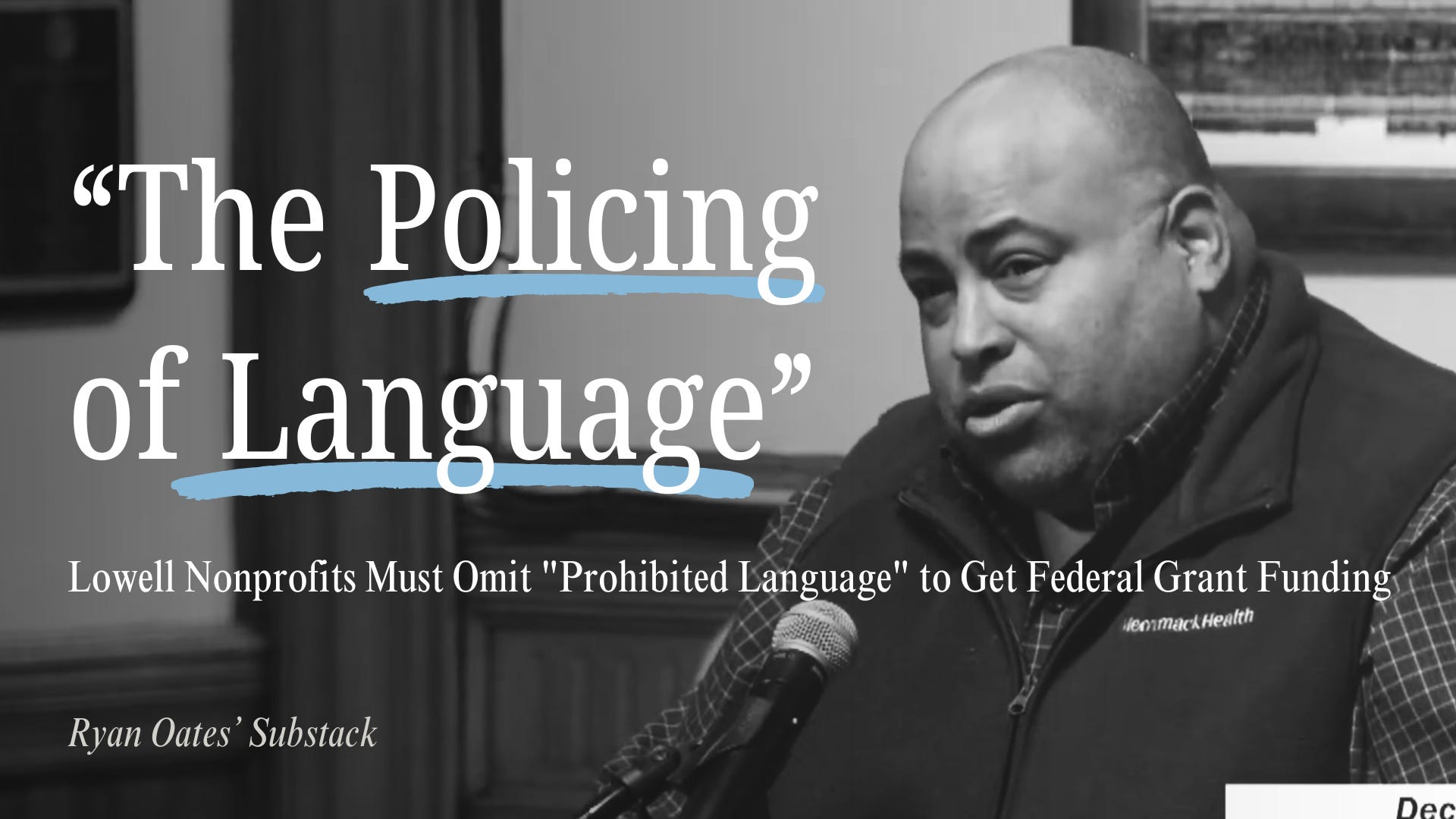 "The Policing of Language" - Ryan Oates' Substack