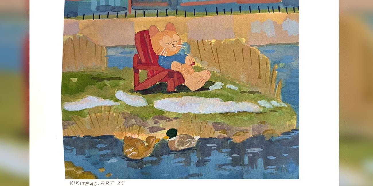 Two weeks of painting in gouache