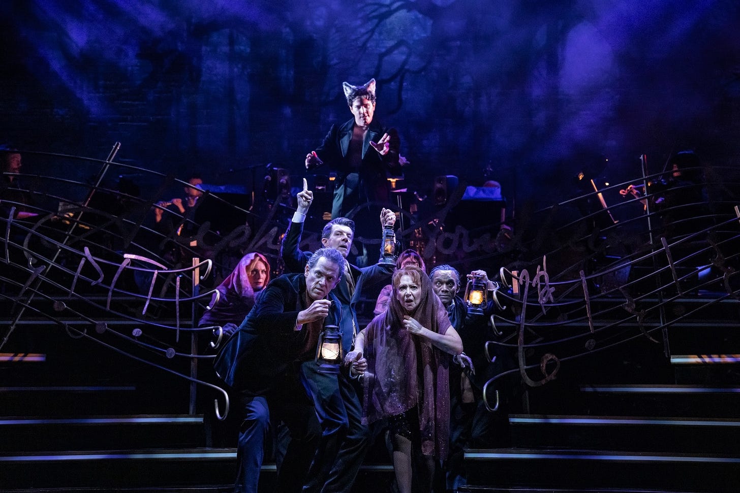 The cast of "Sondheim's Old Friends"
