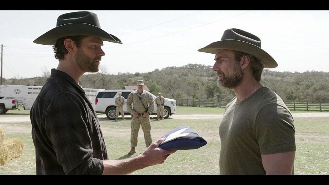 Walker Jared Padalecki giving Coop back his used condom they didn't use backstage 3.17 Walker Jared Padalecki giving Coop back his used condom they didn't use backstage 3.17