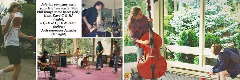 A collage of people playing instruments

Description automatically generated